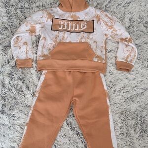 Fashion Nova Kids Peach Matching Set